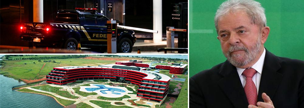Agentes da Polícia Federal, que cumprem mandados pela 26ª fase da Lava Jato, deixaram o hotel Golden Tulip, em Brasília, onde está hospedado o ex-presidente Lula; ele não é alvo da Xepa, que investiga “indícios concretos" de que a Odebrecht utilizou operadores financeiros ligados ao mercado paralelo de câmbio para fazer os pagamentos ilegais; o hotel fica próximo ao Palácio da Alvorada; nesta manhã, a presidente Dilma pedalou por duas vezes em frente ao local (Foto: Roberta Namour) Agentes da Polícia Federal, que cumprem mandados pela 26ª fase da Lava Jato, deixaram o hotel Golden Tulip, em Brasília, onde está hospedado o ex-presidente Lula; ele não é alvo da Xepa, que investiga “indícios concretos" de que a Odebrecht utilizou operadores financeiros ligados ao mercado paralelo de câmbio para fazer os pagamentos ilegais; o hotel fica próximo ao Palácio da Alvorada; nesta manhã, a presidente Dilma pedalou por duas vezes em frente ao local