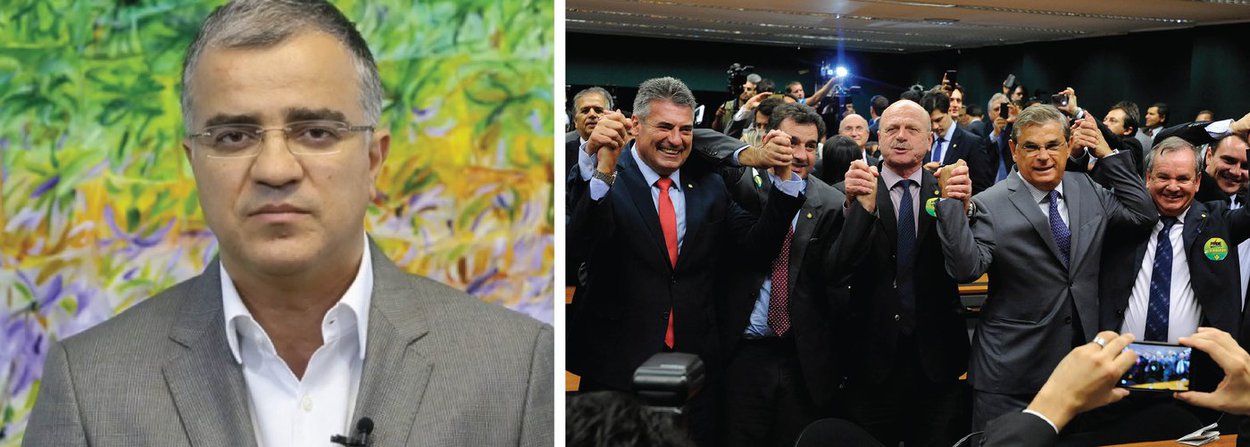 Jornalista diz que rompimento do PMDB com o governo, anunciado nesta tarde, "torna praticamente inevitável a aprovação do impeachment da presidente" Dilma e "também indica que será provável que o Senado aceite processar Dilma Rousseff por crime de responsabilidade"; para Kennedy Alencar, "a saída do PMDB indica um colapso político do governo Dilma. Mostra que naufragou sua articulação política" (Foto: Gisele Federicce) Jornalista diz que rompimento do PMDB com o governo, anunciado nesta tarde, "torna praticamente inevitável a aprovação do impeachment da presidente" Dilma e "também indica que será provável que o Senado aceite processar Dilma Rousseff por crime de responsabilidade"; para Kennedy Alencar, "a saída do PMDB indica um colapso político do governo Dilma. Mostra que naufragou sua articulação política"