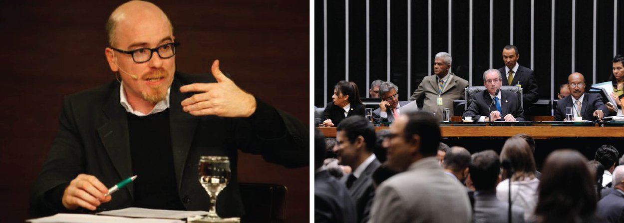 O filósofo Vladimir Safatle afirmou, em entrevista à TV Brasil, que o Congresso Nacional se transformou uma espécie de "sindicato de ladrões"; para ele, a atual composição do parlamento nacional não tem a menor condição de julgar um pedido de impeachment da presidente Dilma Rousseff; "Na comissão do impeachment, são 31 deputados indiciados. Como alguém indiciado pode julgar uma presidente da república? Fora que quem comanda tudo isso é o presidente da Câmara, que o procurador-geral da República classificou como um delinquente", disse (Foto: Valter Lima) O filósofo Vladimir Safatle afirmou, em entrevista à TV Brasil, que o Congresso Nacional se transformou uma espécie de "sindicato de ladrões"; para ele, a atual composição do parlamento nacional não tem a menor condição de julgar um pedido de impeachment da presidente Dilma Rousseff; "Na comissão do impeachment, são 31 deputados indiciados. Como alguém indiciado pode julgar uma presidente da república? Fora que quem comanda tudo isso é o presidente da Câmara, que o procurador-geral da República classificou como um delinquente", disse