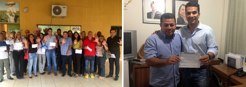 O PSD Tocantins recebeu a adesão ao partido do vereador Folha e mais de 70 líderes, entre eles 15 pré-candidatos a vereadores em Palmas; o parlamentar, pré-candidato à terceira legislatura na capital, afirmou que a adesão ao partido foi consequência do acolhimento e do espaço que todos encontram dentro da sigla; "O PSD Tocantins tem um líder forte e atuante, minha decisão foi tomada devido ao espaço que encontrei no partido. O deputado Irajá Abreu tem nos dado todo o apoio e oportunidade necessário, para se juntar a sigla", disse (Foto: Leonardo Lucena) O PSD Tocantins recebeu a adesão ao partido do vereador Folha e mais de 70 líderes, entre eles 15 pré-candidatos a vereadores em Palmas; o parlamentar, pré-candidato à terceira legislatura na capital, afirmou que a adesão ao partido foi consequência do acolhimento e do espaço que todos encontram dentro da sigla; "O PSD Tocantins tem um líder forte e atuante, minha decisão foi tomada devido ao espaço que encontrei no partido. O deputado Irajá Abreu tem nos dado todo o apoio e oportunidade necessário, para se juntar a sigla", disse
