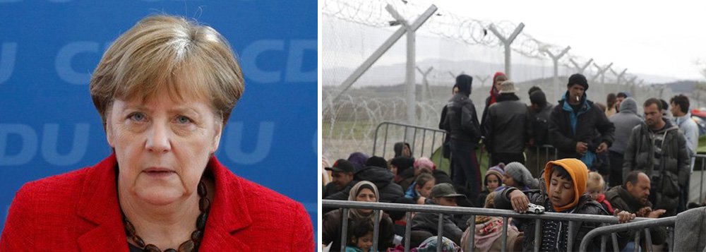 Partido da chanceler alemã, Angela Merkel, perdeu eleições em três estados nesse domingo, 13, numa reprovação à politica para os refugiados comandada por Merkel; partido de ultra direita Alternativa para a Alemanha, grande vitorioso das eleições, defende o fechamento das fronteiras da Alemanha para refugiados; país já recebeu 1,1 milhão de imigrantes em fuga do Oriente Médio, da África e de outras regiões no ano passado (Foto: Aquiles Lins) Partido da chanceler alemã, Angela Merkel, perdeu eleições em três estados nesse domingo, 13, numa reprovação à politica para os refugiados comandada por Merkel; partido de ultra direita Alternativa para a Alemanha, grande vitorioso das eleições, defende o fechamento das fronteiras da Alemanha para refugiados; país já recebeu 1,1 milhão de imigrantes em fuga do Oriente Médio, da África e de outras regiões no ano passado