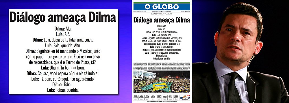 "A manipulação de um grampo ilegal sobre uma conversa entre Lula e Dilma serviu para a mídia grande sustentar com mentiras a lorota de que o ex-presidente aceitou assumir a Casa Civil porque tem medo do juiz Sérgio Moro", afirma Paulo Moreira Leite; para o jornalista, "a lorota é jurídica e política. Baseia-se numa mistificação a respeito do STF, agora apontado como uma espécie de templo da impunidade que beneficia ricos e poderosos do país - título discutível quando se trata pelo menos de acusados ligados ao Partido dos Trabalhadores"; "O esforço para sufocar o governo Dilma encontra-se perto de seu ponto máximo, que se obtém no momento em que o adversário perde a capacidade de se mover. Ontem, retirou-se do governo o direito à palavra", analisa PML (Foto: Paulo Moreira Leite) www.brasil247.com - "A manipulação de um grampo ilegal sobre uma conversa entre Lula e Dilma serviu para a mídia grande sustentar com mentiras a lorota de que o ex-presidente aceitou assumir a Casa Civil porque tem medo do juiz Sérgio Moro", afirma Paulo Moreira Leite; para o jornalista, "a lorota é jurídica e política. Baseia-se numa mistificação a respeito do STF, agora apontado como uma espécie de templo da impunidade que beneficia ricos e poderosos do país - título discutível quando se trata pelo menos de acusados ligados ao Partido dos Trabalhadores"; "O esforço para sufocar o governo Dilma encontra-se perto de seu ponto máximo, que se obtém no momento em que o adversário perde a capacidade de se mover. Ontem, retirou-se do governo o direito à palavra", analisa PML