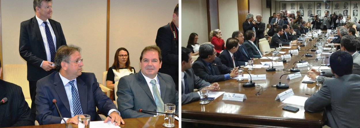 Após acordo foi firmado durante reunião entre o ministro da Fazenda, Nelson Barbosa, governadores e representantes de 17 estados, o governo do Tocantins informou que se beneficiará da proposta renegociando os contratos de empréstimo com o BNDES, que somados chegam a cerca de R$ 1 bilhão; o alongamento da dívida concederá ao Estado uma folga anual de R$ 70 a R$ 90 milhões no caixa, nos próximos quatro anos, segundo o executivo; no total, o Estado terá um valor de aproximadamente R$ 300 milhões que serão direcionados para investimentos nas áreas prioritárias como saúde, educação e infraestrutura (Foto: Leonardo Lucena) Após acordo foi firmado durante reunião entre o ministro da Fazenda, Nelson Barbosa, governadores e representantes de 17 estados, o governo do Tocantins informou que se beneficiará da proposta renegociando os contratos de empréstimo com o BNDES, que somados chegam a cerca de R$ 1 bilhão; o alongamento da dívida concederá ao Estado uma folga anual de R$ 70 a R$ 90 milhões no caixa, nos próximos quatro anos, segundo o executivo; no total, o Estado terá um valor de aproximadamente R$ 300 milhões que serão direcionados para investimentos nas áreas prioritárias como saúde, educação e infraestrutura