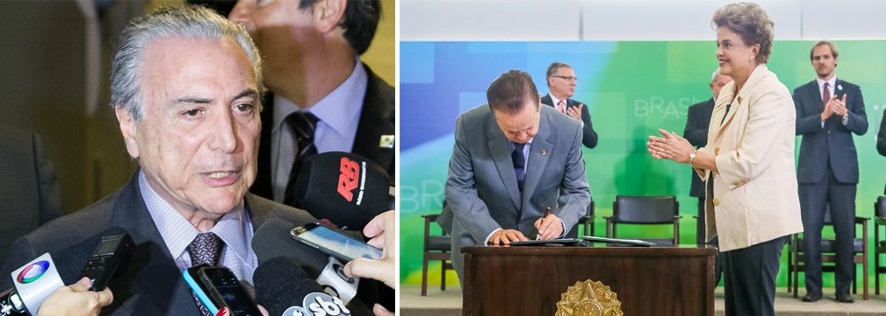 Vice-presidente da República e presidente nacional do PMDB, Michel Temer não compareceu à cerimônia que deu posse ao ex-presidente como ministro da Casa Civil; Temer considerou com uma "afronta" a nomeação do deputado Mauro Lopes (PMDB) para a secretaria de Aviação Civil do governo, menos de uma semana depois de o partido ter decidido que nenhum peemedebista assumiria cargos no Executivo pelos próximos 30 dias; intenção de Temer, que está em São Paulo, é acelerar o processo de expulsão de Mauro Lopes do partido (Foto: Aquiles Lins) Vice-presidente da República e presidente nacional do PMDB, Michel Temer não compareceu à cerimônia que deu posse ao ex-presidente como ministro da Casa Civil; Temer considerou com uma "afronta" a nomeação do deputado Mauro Lopes (PMDB) para a secretaria de Aviação Civil do governo, menos de uma semana depois de o partido ter decidido que nenhum peemedebista assumiria cargos no Executivo pelos próximos 30 dias; intenção de Temer, que está em São Paulo, é acelerar o processo de expulsão de Mauro Lopes do partido