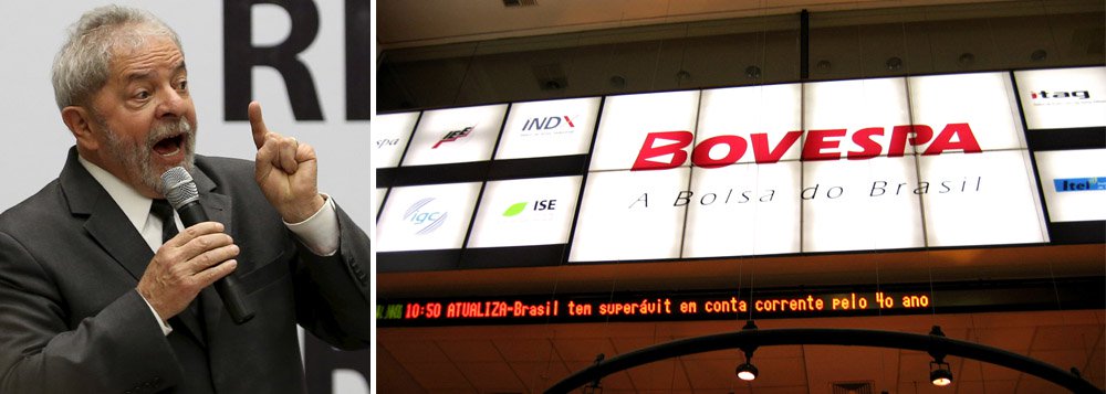 O Ibovespa fechou em alta de 1,34% nesta quarta-feira, aos 47.763 pontos, no dia em que o ex-presidente Lula foi confirmado como ministro da Casa Civil pelo Palácio do Planalto; Ibovespa também se animou com a possibilidade de Henrique Meirelles assumir o Banco Central e ainda com a decisão do Fomc (Federal Open Market Committee) de manter os juros inalterados; ações da Petrobras se destacaram, com alta de 9%; já o dólar comercial fechou em queda de 0,64% a R$ 3,7367 na compra e a R$ 3,7391 na venda (Foto: Ana Pupulin) O Ibovespa fechou em alta de 1,34% nesta quarta-feira, aos 47.763 pontos, no dia em que o ex-presidente Lula foi confirmado como ministro da Casa Civil pelo Palácio do Planalto; Ibovespa também se animou com a possibilidade de Henrique Meirelles assumir o Banco Central e ainda com a decisão do Fomc (Federal Open Market Committee) de manter os juros inalterados; ações da Petrobras se destacaram, com alta de 9%; já o dólar comercial fechou em queda de 0,64% a R$ 3,7367 na compra e a R$ 3,7391 na venda