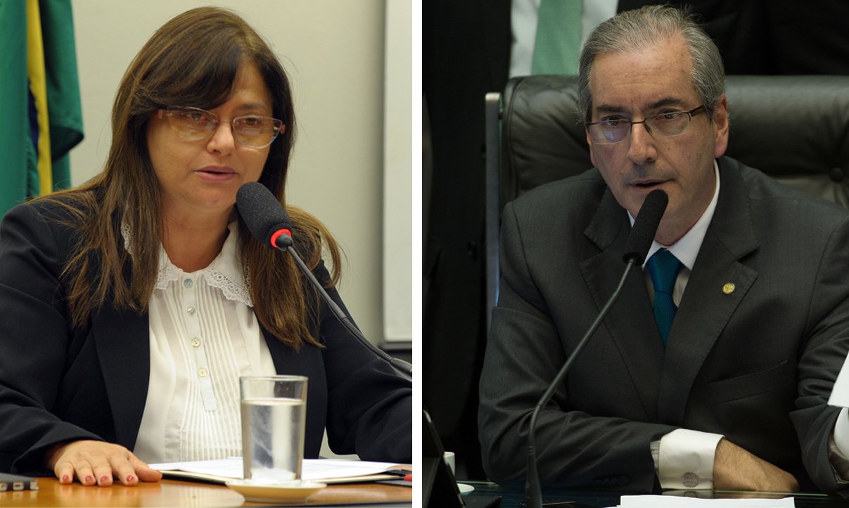 Deputada Alice Portugal (PC do B) defende a presidente Dilma Rousseff diante do pedido de impeachment e faz contraponto com o presidente da Câmara, Eduardo Cunha), que é réu na Operação Lava Jato, sob acusação de ter mais de US$ 5 milhões em propinas depositados em contas não declaradas na Suíça; "Contra Dilma, não tem sequer uma justificativa para impeachment. A própria comissão não era para ser instalada. Vão tirar a presidente da cadeira por quê? Qual crime? Pedaladas? Não há provas ou acusação contra ela. Já o presidente da Câmara, Eduardo Cunha, é réu. Por que o Supremo não tira o presidente?", questiona Alice (Foto: Romulo Faro) Deputada Alice Portugal (PC do B) defende a presidente Dilma Rousseff diante do pedido de impeachment e faz contraponto com o presidente da Câmara, Eduardo Cunha), que é réu na Operação Lava Jato, sob acusação de ter mais de US$ 5 milhões em propinas depositados em contas não declaradas na Suíça; "Contra Dilma, não tem sequer uma justificativa para impeachment. A própria comissão não era para ser instalada. Vão tirar a presidente da cadeira por quê? Qual crime? Pedaladas? Não há provas ou acusação contra ela. Já o presidente da Câmara, Eduardo Cunha, é réu. Por que o Supremo não tira o presidente?", questiona Alice