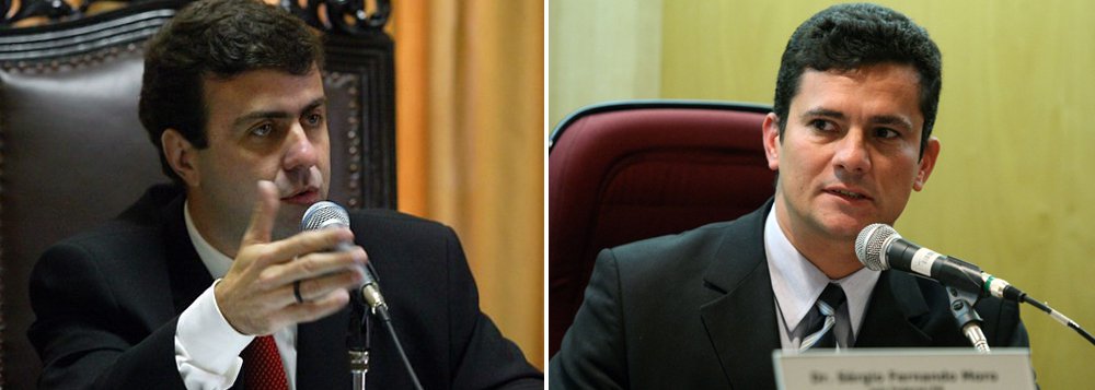 Para o deputado Marcelo Freixo, o “combate à corrupção é fundamental, mas não pode ferir regras básicas do Estado democrático de Direito”; segundo ele, “é preocupante ver um juiz trocar a toga pela carapuça de herói nacional e extrapolar as exigências de seu cargo, publicando notas de caráter político, autorizando e divulgando escutas telefônicas juridicamente questionáveis e vazando informações de forma seletiva” (Foto: Roberta Namour) Para o deputado Marcelo Freixo, o “combate à corrupção é fundamental, mas não pode ferir regras básicas do Estado democrático de Direito”; segundo ele, “é preocupante ver um juiz trocar a toga pela carapuça de herói nacional e extrapolar as exigências de seu cargo, publicando notas de caráter político, autorizando e divulgando escutas telefônicas juridicamente questionáveis e vazando informações de forma seletiva”
