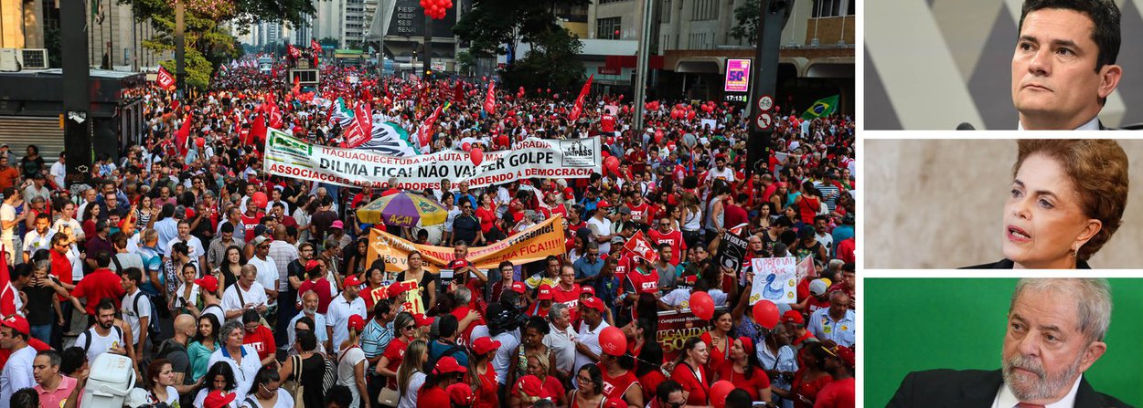 "Depois que tudo acabar, quantos Moros surgirão e o que farão eles na 'democracia relativa' que está sendo permitida, numa reedição do eufemismo dos generais ditadores?"; a pergunta é da jornalista Tereza Cruvinel, colunista do 247; para ela, a manifestação ocorrida na tarde desta sexta na Avenida Paulista "expressa a discordância de uma parte do povo brasileiro com as violações a estatutos da democracia em nome do 'interesse público' quando o objetivo é indissimulável: viabilizar o afastamento da presidente Dilma, promover a aniquilação moral e política de Lula e encerrar o ciclo de governos que buscaram fazer um Brasil para todos, incluindo os que sempre alimentaram, como dizia Darcy Ribeiro, a 'máquina de moer gente' para proveito de poucos" (Foto: Tereza Cruvinel) "Depois que tudo acabar, quantos Moros surgirão e o que farão eles na 'democracia relativa' que está sendo permitida, numa reedição do eufemismo dos generais ditadores?"; a pergunta é da jornalista Tereza Cruvinel, colunista do 247; para ela, a manifestação ocorrida na tarde desta sexta na Avenida Paulista "expressa a discordância de uma parte do povo brasileiro com as violações a estatutos da democracia em nome do 'interesse público' quando o objetivo é indissimulável: viabilizar o afastamento da presidente Dilma, promover a aniquilação moral e política de Lula e encerrar o ciclo de governos que buscaram fazer um Brasil para todos, incluindo os que sempre alimentaram, como dizia Darcy Ribeiro, a 'máquina de moer gente' para proveito de poucos"