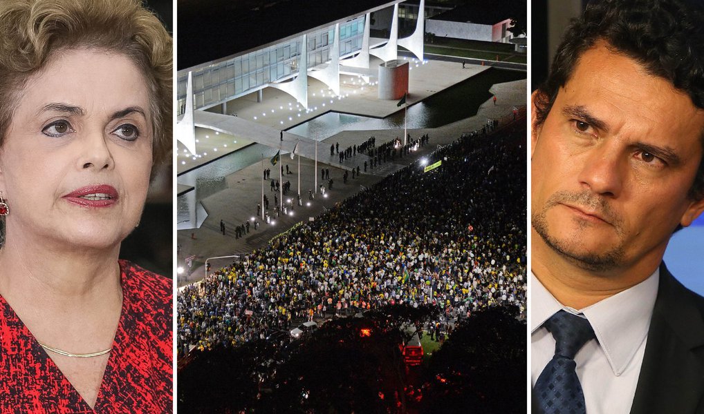 Gravação entre a presidente Dilma Rousseff e o ex-presidente Lula foi realizada pela Polícia Federal duas horas depois de o juiz Sergio Moro ter determinado o fim das interceptações contra Lula; ainda assim, o juiz Sergio Moro decidiu divulgá-las à imprensa nesta tarde; defesa de Lula alega que Moro tentou criar um clima de convulsão social no Brasil; presidente Dilma Rousseff afirma que Moro afrontou a lei e será processado; ex-presidente da OAB, advogado Marcelo Lavanére prepara representação judicial contra Moro (Foto: Leonardo Attuch) www.brasil247.com - Gravação entre a presidente Dilma Rousseff e o ex-presidente Lula foi realizada pela Polícia Federal duas horas depois de o juiz Sergio Moro ter determinado o fim das interceptações contra Lula; ainda assim, o juiz Sergio Moro decidiu divulgá-las à imprensa nesta tarde; defesa de Lula alega que Moro tentou criar um clima de convulsão social no Brasil; presidente Dilma Rousseff afirma que Moro afrontou a lei e será processado; ex-presidente da OAB, advogado Marcelo Lavanére prepara representação judicial contra Moro