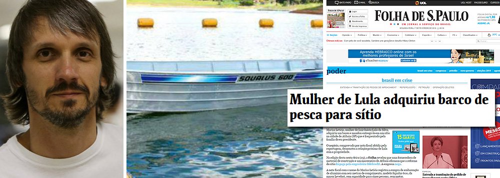 "A Folha tem Kim Kataguiri. A Folha revelou o crime de dona Marisa: comprar um iate de 4 mil reais. Deu pra mim. Como Raul, mentir sozinho eu sou capaz. Prazer enorme ter feito, ontem, o cancelamento da minha velha assinatura", disse o jornalista Fred Melo Paiva, que apresenta o programa O Infiltrado (Foto: Leonardo Attuch) www.brasil247.com - "A Folha tem Kim Kataguiri. A Folha revelou o crime de dona Marisa: comprar um iate de 4 mil reais. Deu pra mim. Como Raul, mentir sozinho eu sou capaz. Prazer enorme ter feito, ontem, o cancelamento da minha velha assinatura", disse o jornalista Fred Melo Paiva, que apresenta o programa O Infiltrado