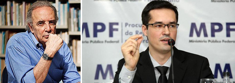 "Não sendo a corrupção exclusividade de um ou de outro, não seria o caso de a Lava Jato interessar-se também pela corrupção do outro? Os doleiros informantes da Lava Jato não serviram só ao 'partido A'. E as empreiteiras não atuaram apenas durante governos do mesmo 'A'", disse o colunista Janio de Freitas, ao comentar declarações do procurador Deltan Dallagnol; "O complemento não precisa ser verbal. É mesmo preferível que seja em atos" (Foto: Leonardo Attuch) "Não sendo a corrupção exclusividade de um ou de outro, não seria o caso de a Lava Jato interessar-se também pela corrupção do outro? Os doleiros informantes da Lava Jato não serviram só ao 'partido A'. E as empreiteiras não atuaram apenas durante governos do mesmo 'A'", disse o colunista Janio de Freitas, ao comentar declarações do procurador Deltan Dallagnol; "O complemento não precisa ser verbal. É mesmo preferível que seja em atos"