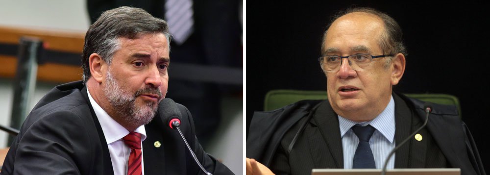 Segundo o deputado Paulo Pimenta (PT-RS), a advogada que assina a petição do PPS no mandado de segurança contra a posse de Lula na Casa Civil seria a coordenadora de pós-graduação de Instituto Brasiliense de Direito Público (IDP), Marilda Silveira; ministro Gilmar Mendes é sócio proprietário do IDP, o que o coloca em suspeição para julgar a matéria; "O juiz é impedido de julgar ações em que sejam partes parentes, pessoas aí ele vinculadas de alguma forma como vínculo de trabalho por exemplo", afirmou Pimenta (Foto: Aquiles Lins) Segundo o deputado Paulo Pimenta (PT-RS), a advogada que assina a petição do PPS no mandado de segurança contra a posse de Lula na Casa Civil seria a coordenadora de pós-graduação de Instituto Brasiliense de Direito Público (IDP), Marilda Silveira; ministro Gilmar Mendes é sócio proprietário do IDP, o que o coloca em suspeição para julgar a matéria; "O juiz é impedido de julgar ações em que sejam partes parentes, pessoas aí ele vinculadas de alguma forma como vínculo de trabalho por exemplo", afirmou Pimenta