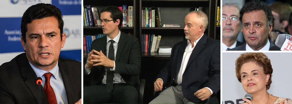"A verdade aterradora é que um grupo de procuradores e juízes-bomba acuou as três instituições da ordem democrática usando a chantagem de se auto explodir, instalando, no ato, o estado natural da desordem", afirma o cientista político Wanderley Guilherme dos Santos; para ele, a "sanha vingativa" repudia a legalidade e dispensa os ritos jurídicos, certa do silêncio cúmplice dos liberais brasileiros; "A vingança conservadora promete cobrar enorme preço pela ousadia de quem a ignorou. Prometem fogo e prometem sangue. Os liberais serão corresponsáveis pela insanidade coletiva, programada pelo grupo de arruaceiros judiciários e inflamada pela imprensa totalitária"; leia íntegra (Foto: Wanderley Guilherme dos Santos) "A verdade aterradora é que um grupo de procuradores e juízes-bomba acuou as três instituições da ordem democrática usando a chantagem de se auto explodir, instalando, no ato, o estado natural da desordem", afirma o cientista político Wanderley Guilherme dos Santos; para ele, a "sanha vingativa" repudia a legalidade e dispensa os ritos jurídicos, certa do silêncio cúmplice dos liberais brasileiros; "A vingança conservadora promete cobrar enorme preço pela ousadia de quem a ignorou. Prometem fogo e prometem sangue. Os liberais serão corresponsáveis pela insanidade coletiva, programada pelo grupo de arruaceiros judiciários e inflamada pela imprensa totalitária"; leia íntegra