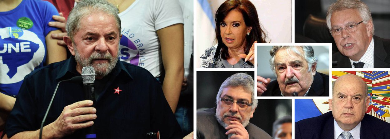 Em uma declaração de apoio ao ex-presidente Lula, ex-chefes de Estado e de governo de diversos países da Europa e da América Latina, como Cristina Kirchner (Argentina), Felipe Gonzalez (Espanha), Fernando Lugo (Paraguai), José Mujica (Uruguai) e Juan Manuel Insulza (OEA), destacam a importância do ex-presidente brasileiro no combate à pobreza e no aprofundamento da democracia e afirmam que "preocupa à opinião democrática, no entanto, a tentativa de alguns setores de destruir a imagem deste grande brasileiro"; "Lula não se considera nem está acima das leis. Mas tampouco pode ser objeto de injustificados ataques a sua integridade pessoal", escrevem os líderes internacionais; leia a íntegra do manifesto (Foto: Gisele Federicce) www.brasil247.com - Em uma declaração de apoio ao ex-presidente Lula, ex-chefes de Estado e de governo de diversos países da Europa e da América Latina, como Cristina Kirchner (Argentina), Felipe Gonzalez (Espanha), Fernando Lugo (Paraguai), José Mujica (Uruguai) e Juan Manuel Insulza (OEA), destacam a importância do ex-presidente brasileiro no combate à pobreza e no aprofundamento da democracia e afirmam que "preocupa à opinião democrática, no entanto, a tentativa de alguns setores de destruir a imagem deste grande brasileiro"; "Lula não se considera nem está acima das leis. Mas tampouco pode ser objeto de injustificados ataques a sua integridade pessoal", escrevem os líderes internacionais; leia a íntegra do manifesto