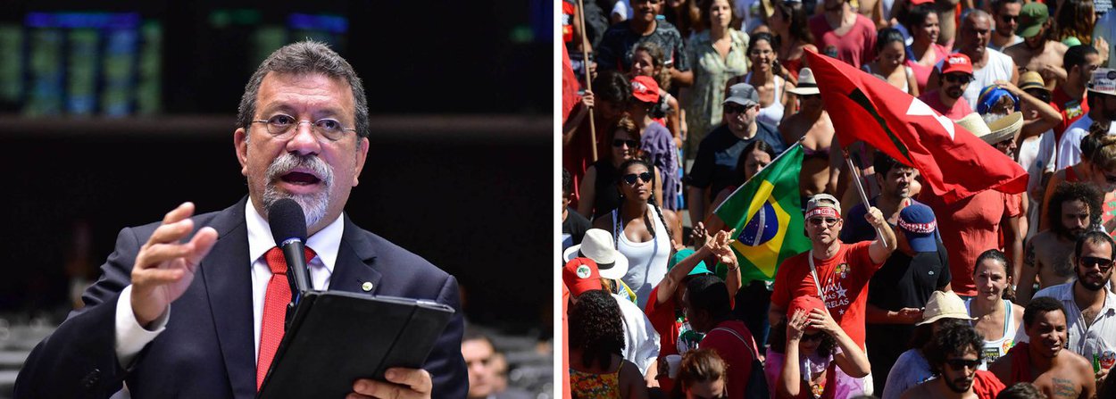 A bancada do PT na Câmara emitiu nota nesta segunda (18) sobre o resultado da votação do impeachment da presidente Dilma Rousseff; "O golpe começou quando Eduardo Cunha chantageou, tentando impedir o Conselho de Ética da Câmara de investigá-lo. Liderado por Temer e Cunha, o golpe teve o apoio financeiro de empresários que querem retirar direitos econômicos, sociais e trabalhistas do povo brasileiro", diz o texto assinado pelo líder da bancada, deputado Afonso Florence (BA) (Foto: Valter Lima) A bancada do PT na Câmara emitiu nota nesta segunda (18) sobre o resultado da votação do impeachment da presidente Dilma Rousseff; "O golpe começou quando Eduardo Cunha chantageou, tentando impedir o Conselho de Ética da Câmara de investigá-lo. Liderado por Temer e Cunha, o golpe teve o apoio financeiro de empresários que querem retirar direitos econômicos, sociais e trabalhistas do povo brasileiro", diz o texto assinado pelo líder da bancada, deputado Afonso Florence (BA)