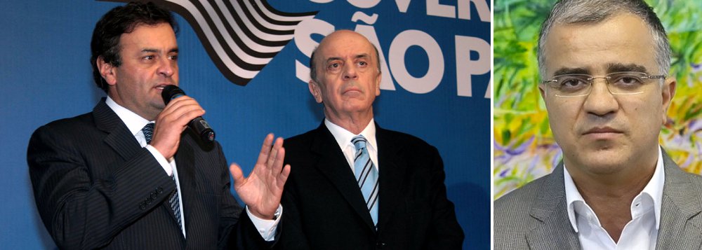 Colunista Kennedy Alencar afirmou nesta segunda-feira, 25, que o PSDB, dos senadores Aécio Neves e José Serra, saia de cima do muro em relação ao apoio ao eventual governo do vice-presidente Michel Temer; "Como derrubar um governo e depois dizer que não tem nada a ver com a administração que segue?", questiona; segundo ele, o PSDB terá a obrigação "política e ética" de apoiar um governo de Michel Temer e de liberar tucanos para ocupar cargos no ministério; "Os tucanos não têm outro caminho a não ser o de avalistas políticos de uma gestão Temer. Do contrário, poderão ser acusados de oportunismo e assistir a um enfraquecimento ainda maior da liderança do PSDB no campo político da centro-direita" (Foto: Aquiles Lins) Colunista Kennedy Alencar afirmou nesta segunda-feira, 25, que o PSDB, dos senadores Aécio Neves e José Serra, saia de cima do muro em relação ao apoio ao eventual governo do vice-presidente Michel Temer; "Como derrubar um governo e depois dizer que não tem nada a ver com a administração que segue?", questiona; segundo ele, o PSDB terá a obrigação "política e ética" de apoiar um governo de Michel Temer e de liberar tucanos para ocupar cargos no ministério; "Os tucanos não têm outro caminho a não ser o de avalistas políticos de uma gestão Temer. Do contrário, poderão ser acusados de oportunismo e assistir a um enfraquecimento ainda maior da liderança do PSDB no campo político da centro-direita"