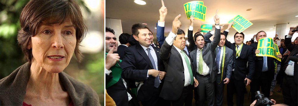 "E agora, a provar que a história se repete como farsa, nos vemos diante da iminência de uma nova catástrofe: a cassação de uma presidente séria, comprometida com o combate à corrupção, por uma Câmara comandada por um deputado acusado de vários crimes e repudiado pela população", diz a psicanalista Maria Rita Kehl; "Talvez o pior não aconteça. Talvez o Brasil acorde durante o julgamento no Senado e perceba a gravidade do que está por vir. Ou então assistiremos, estarrecidos, à repetição de um golpe em nome da moralidade pública" (Foto: Leonardo Attuch) "E agora, a provar que a história se repete como farsa, nos vemos diante da iminência de uma nova catástrofe: a cassação de uma presidente séria, comprometida com o combate à corrupção, por uma Câmara comandada por um deputado acusado de vários crimes e repudiado pela população", diz a psicanalista Maria Rita Kehl; "Talvez o pior não aconteça. Talvez o Brasil acorde durante o julgamento no Senado e perceba a gravidade do que está por vir. Ou então assistiremos, estarrecidos, à repetição de um golpe em nome da moralidade pública"