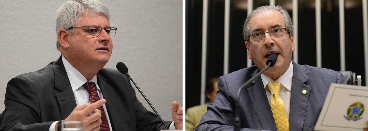 Procurador-geral da República, Rodrigo Janot, entregou ao Supremo Tribunal Federal (STF) um documento listando onze atos que o levaram a pedir o afastamento do presidente da Câmara, Eduardo Cunha (PMDB-RJ); segundo o procurador-geral, a saída de Cunha do cargo é considerada "necessária e imprescindível"; defesa do parlamentar, porém, também encaminhou uma petição ao STF alegando que as razões citadas por Janot "são todas impertinentes" e que nem mesmo foram comprovadas "mediante prova idônea" (Foto: Paulo Emílio) Procurador-geral da República, Rodrigo Janot, entregou ao Supremo Tribunal Federal (STF) um documento listando onze atos que o levaram a pedir o afastamento do presidente da Câmara, Eduardo Cunha (PMDB-RJ); segundo o procurador-geral, a saída de Cunha do cargo é considerada "necessária e imprescindível"; defesa do parlamentar, porém, também encaminhou uma petição ao STF alegando que as razões citadas por Janot "são todas impertinentes" e que nem mesmo foram comprovadas "mediante prova idônea"