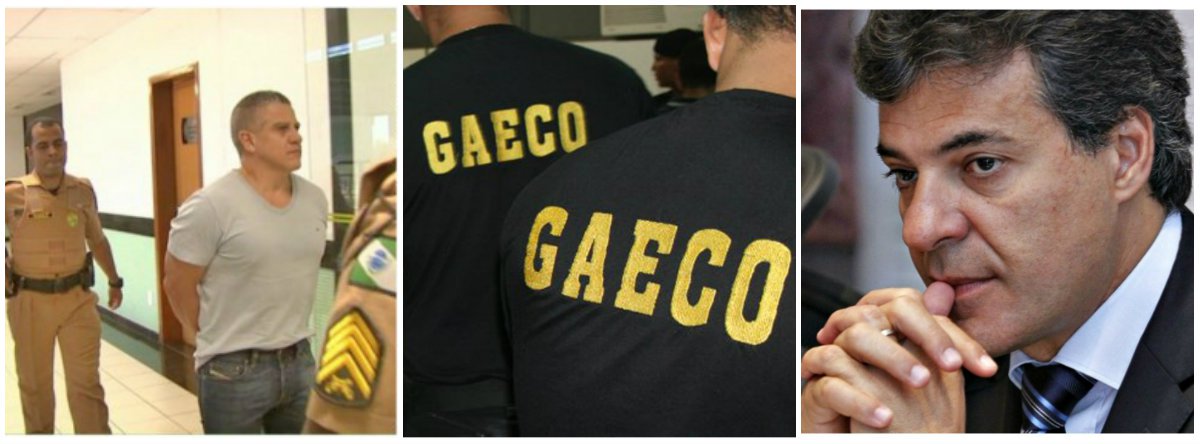 A Operação Publicano, do Grupo de Atuação Especial de Combate ao Crime Organizado (Gaeco), braço policial do MP-PR, completa um ano nesta segunda-feira (21), com mais de 250 pessoas denunciadas após a deflagração de quatro fases; nesse período, foram recuperados R$ 18,5 milhões desviados do órgão ilegalmente; entre os denunciados, estão 149 empresários, 71 auditores fiscais, 29 contadores e três servidores públicos; um dos delatores, auditor fiscal Luiz Antônio de Souza (à esq.) disse que cerca de R$ 4,3 milhões abasteceram a campanha do governador Beto Richa (PSDB); o tucano desmente; MP-PR planeja nova fases da operação (Foto: Leonardo Lucena) A Operação Publicano, do Grupo de Atuação Especial de Combate ao Crime Organizado (Gaeco), braço policial do MP-PR, completa um ano nesta segunda-feira (21), com mais de 250 pessoas denunciadas após a deflagração de quatro fases; nesse período, foram recuperados R$ 18,5 milhões desviados do órgão ilegalmente; entre os denunciados, estão 149 empresários, 71 auditores fiscais, 29 contadores e três servidores públicos; um dos delatores, auditor fiscal Luiz Antônio de Souza (à esq.) disse que cerca de R$ 4,3 milhões abasteceram a campanha do governador Beto Richa (PSDB); o tucano desmente; MP-PR planeja nova fases da operação