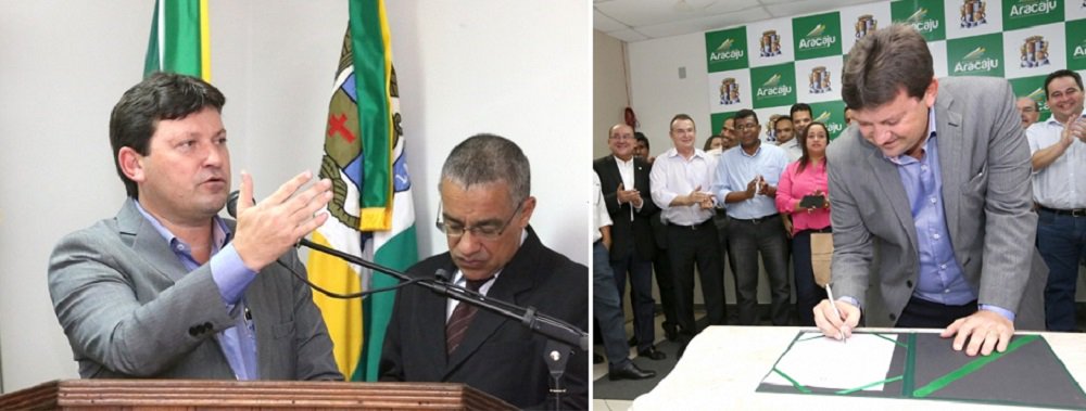 O vereador Agnaldo Feitosa (PR) foi o quinto gestor da pasta na administração do prefeito João Alves Filho (DEM); em seu lugar assume o ex-diretor administrativo e financeiro da secretaria, Antônio José Saraiva de Almeida; segundo nota divulgada pela prefeitura, Saraiva tem "ampla experiência em administração de serviços financeiros e é especializado em Marketing"; "Antes de exercer cargo público, Antônio Almeida atuou por cerca de 30 anos em bancos privados, ocupando inclusive o cargo de gerente geral. Como diretor Administrativo Financeiro da SMS, adquiriu grande conhecimento sobre a pasta que agora passa a ocupar", informa a PMA (Foto: Valter Lima) O vereador Agnaldo Feitosa (PR) foi o quinto gestor da pasta na administração do prefeito João Alves Filho (DEM); em seu lugar assume o ex-diretor administrativo e financeiro da secretaria, Antônio José Saraiva de Almeida; segundo nota divulgada pela prefeitura, Saraiva tem "ampla experiência em administração de serviços financeiros e é especializado em Marketing"; "Antes de exercer cargo público, Antônio Almeida atuou por cerca de 30 anos em bancos privados, ocupando inclusive o cargo de gerente geral. Como diretor Administrativo Financeiro da SMS, adquiriu grande conhecimento sobre a pasta que agora passa a ocupar", informa a PMA