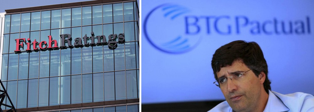 Agência de classificação de risco Fitch colocou em observação negativa a nota de crédito do banco BTG Pactual após a prisão de seu presidente-executivo, André Esteves, pela Polícia Federal no âmbito da operação Lava Jato; agência deverá tomar uma decisão sobre o rating da instituição em até seis meses, disse à Reuters o diretor da Fitch Eduardo Ribas (Foto: Aquiles Lins) Agência de classificação de risco Fitch colocou em observação negativa a nota de crédito do banco BTG Pactual após a prisão de seu presidente-executivo, André Esteves, pela Polícia Federal no âmbito da operação Lava Jato; agência deverá tomar uma decisão sobre o rating da instituição em até seis meses, disse à Reuters o diretor da Fitch Eduardo Ribas