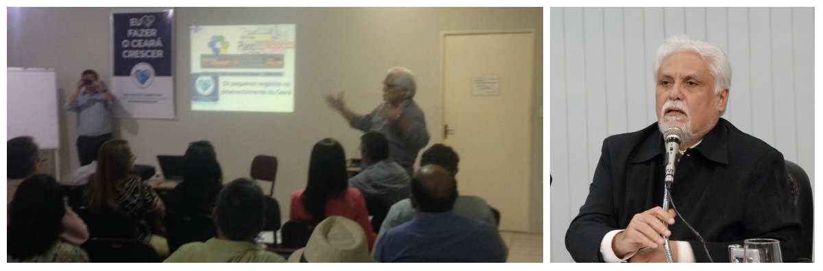 O encontro reuniu, em Limoeiro do Norte, os gestores de desenvolvimento econômico de municípios das regiões do Baixo Jaguaribe e Litoral Leste, e contou com a participação do superintendente do Sebrae Ceará, Joaquim Cartaxo, que falou sobre a importância dos pequenos negócios para o desenvolvimento dos municípios (Foto: Fatima 247) O encontro reuniu, em Limoeiro do Norte, os gestores de desenvolvimento econômico de municípios das regiões do Baixo Jaguaribe e Litoral Leste, e contou com a participação do superintendente do Sebrae Ceará, Joaquim Cartaxo, que falou sobre a importância dos pequenos negócios para o desenvolvimento dos municípios