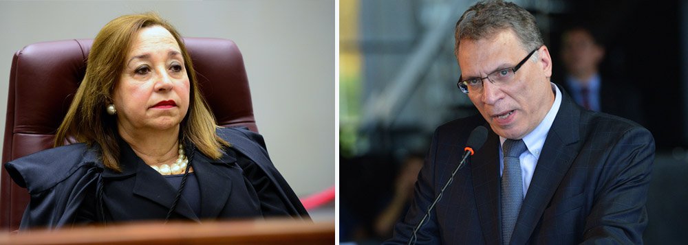 A ministra do Superior Tribunal de Justiça (STJ) Assusete Magalhães negou um pedido de liminar feito pelo PPS na ação em que questiona declarações do ministro da Justiça, Eugênio Aragão, em entrevista à Folha, após ele dizer que não ia tolerar vazamentos de informações de operações da PF; a ministra disse que o afastamento preventivo de servidores públicos deve ser feito no âmbito de processo disciplinar. Para a ministra, mesmo em casos de vazamento de informação é preciso dar o direito do contraditório e de defesa (Foto: Leonardo Lucena) A ministra do Superior Tribunal de Justiça (STJ) Assusete Magalhães negou um pedido de liminar feito pelo PPS na ação em que questiona declarações do ministro da Justiça, Eugênio Aragão, em entrevista à Folha, após ele dizer que não ia tolerar vazamentos de informações de operações da PF; a ministra disse que o afastamento preventivo de servidores públicos deve ser feito no âmbito de processo disciplinar. Para a ministra, mesmo em casos de vazamento de informação é preciso dar o direito do contraditório e de defesa