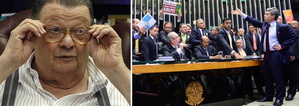 Ex-ministro Delfim Netto atribui a “defeitos graves do nosso sistema eleitoral” o “lamentável espetáculo televisivo do último dia 17 de abril”, na votação que aprovou a abertura do processo de impeachment de Dilma Rousseff na Câmara: “Era difícil acreditar no que se via. Mais difícil ainda, reconhecer que cada um de nós era responsável por ter entregue à Câmara algum daqueles senhores”, disse ele, sugerindo mudanças nas próximas eleições (Foto: Roberta Namour) Ex-ministro Delfim Netto atribui a “defeitos graves do nosso sistema eleitoral” o “lamentável espetáculo televisivo do último dia 17 de abril”, na votação que aprovou a abertura do processo de impeachment de Dilma Rousseff na Câmara: “Era difícil acreditar no que se via. Mais difícil ainda, reconhecer que cada um de nós era responsável por ter entregue à Câmara algum daqueles senhores”, disse ele, sugerindo mudanças nas próximas eleições
