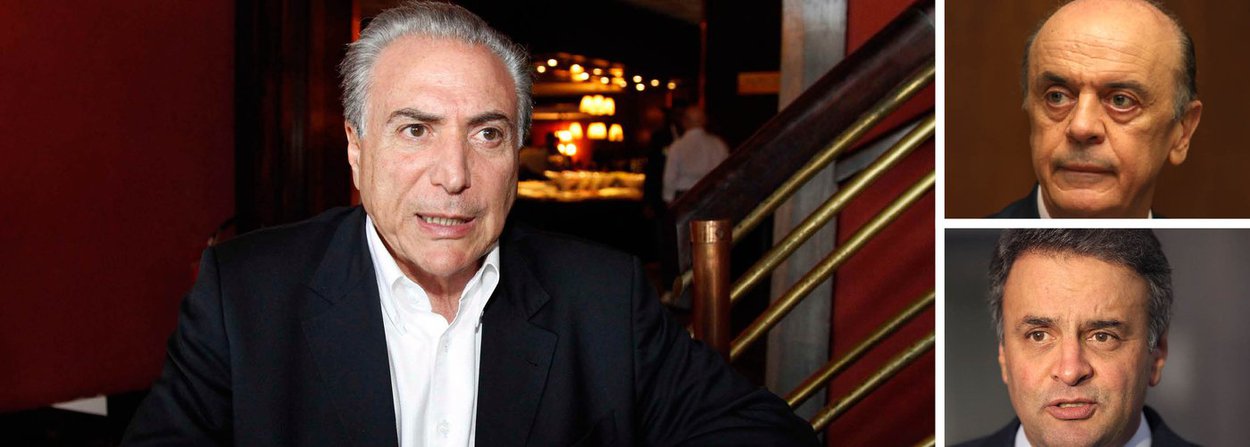 O senador José Serra (PSDB-SP) afirmou nesta segunda (25) que o PSDB deve apresentar suas propostas em relação a um novo governo e se o vice-presidente Michel Temer aceitar, os tucanos devem participar da eventual gestão do peemedebista; o presidente do PSDB, senador Aécio Neves (MG), afirmou que o partido definirá um conjunto de oito a dez medidas que serão entregues a Temer como uma agenda a ser defendida por seu governo; "Queremos o compromisso com essa agenda que passa pela preservação das investigações da Lava Jato, da reforma do Estado, uma reforma política corajosa, restabelecer a cláusula de barreira para que não tenhamos esse conjunto excessivo de partidos", explicou (Foto: Valter Lima) O senador José Serra (PSDB-SP) afirmou nesta segunda (25) que o PSDB deve apresentar suas propostas em relação a um novo governo e se o vice-presidente Michel Temer aceitar, os tucanos devem participar da eventual gestão do peemedebista; o presidente do PSDB, senador Aécio Neves (MG), afirmou que o partido definirá um conjunto de oito a dez medidas que serão entregues a Temer como uma agenda a ser defendida por seu governo; "Queremos o compromisso com essa agenda que passa pela preservação das investigações da Lava Jato, da reforma do Estado, uma reforma política corajosa, restabelecer a cláusula de barreira para que não tenhamos esse conjunto excessivo de partidos", explicou