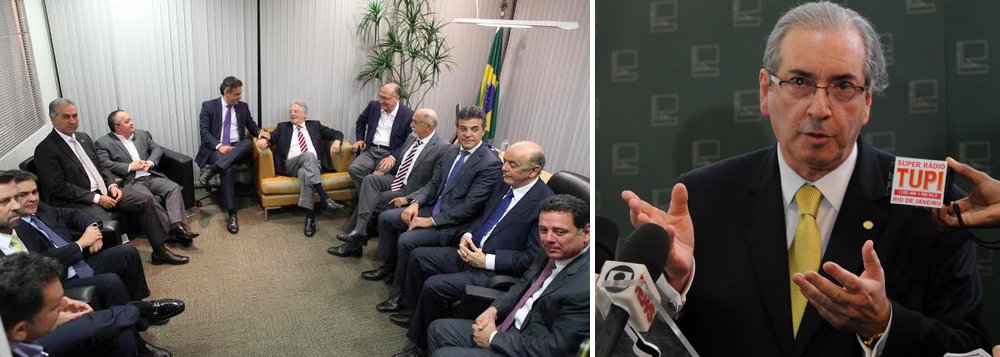 "Até por ordem cronológica dos acontecimentos, Cunha deveria ser afastado antes do que Dilma e, no entanto, o próprio Fernando Henrique esquece de Cunha e engrossa o coro dos insensatos que querem a cabeça da presidente. Nenhuma palavra contra Cunha, todas as pedras na Geni", critica Alex Solnik, em novo artigo no 247; ele destaca as vantagens que o presidente da Câmara, alvo no STF por corrupção, terá com o impeachment da presidente Dilma - como a possibilidade de ganhar fôlego no cargo caso o vice Michel Temer assuma - e avalia: "Tendo a constatar que um homem de alto QI, tal como Fernando Henrique, sabe perfeitamente de tudo isso e, no entanto, não pede o impeachment de Cunha, pede o impeachment de Dilma" (Foto: Alex Solnik) "Até por ordem cronológica dos acontecimentos, Cunha deveria ser afastado antes do que Dilma e, no entanto, o próprio Fernando Henrique esquece de Cunha e engrossa o coro dos insensatos que querem a cabeça da presidente. Nenhuma palavra contra Cunha, todas as pedras na Geni", critica Alex Solnik, em novo artigo no 247; ele destaca as vantagens que o presidente da Câmara, alvo no STF por corrupção, terá com o impeachment da presidente Dilma - como a possibilidade de ganhar fôlego no cargo caso o vice Michel Temer assuma - e avalia: "Tendo a constatar que um homem de alto QI, tal como Fernando Henrique, sabe perfeitamente de tudo isso e, no entanto, não pede o impeachment de Cunha, pede o impeachment de Dilma"