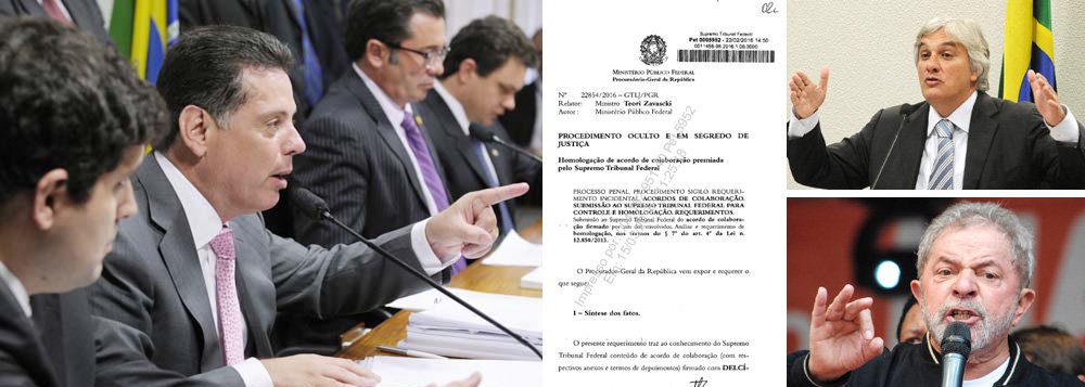 Trecho da delação do senador sul matogrossense, homologada nesta terça-feira (15) pelo ministro do STF Teori Zavancki, revela que o ex-presidente petista pressionou base do governo no Congresso a aprofundar as investigações da CPI do Cachoeira a fim de desgastar o governador tucano de Goiás; Marconi sempre denunciou a interferência de Lula na comissão para prejudicá-lo; segundo Delcídio, a CPI foi sepultada às pressas porque esbarrou em empresários e doleiros que operaram um suposto caixa 2 para a campanha da presidente Dilma Rousseff em 2010 (Foto: José Barbacena) Trecho da delação do senador sul matogrossense, homologada nesta terça-feira (15) pelo ministro do STF Teori Zavancki, revela que o ex-presidente petista pressionou base do governo no Congresso a aprofundar as investigações da CPI do Cachoeira a fim de desgastar o governador tucano de Goiás; Marconi sempre denunciou a interferência de Lula na comissão para prejudicá-lo; segundo Delcídio, a CPI foi sepultada às pressas porque esbarrou em empresários e doleiros que operaram um suposto caixa 2 para a campanha da presidente Dilma Rousseff em 2010