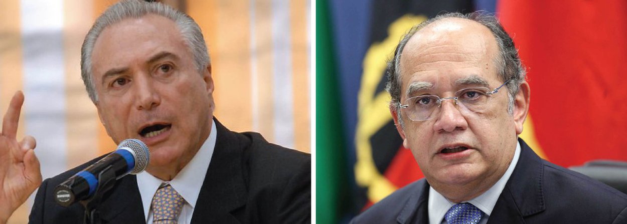 Apesar de ter cancelado sua participação no evento sobre Direito organizado pelo ministro Gilmar Mendes em Lisboa, o vice-presidente enviou um vídeo para ser exibido no encontro; nele, Michel Temer elogiou a atuação do Judiciário e do Legislativo brasileiros; "O Judiciário tem hoje uma presença muito forte, muito significativa, que há de ser saudada por todos aqueles que se preocupam com o bom comportamento ético, político, administrativo. O Legislativo, de igual maneira, tem exercido suas funções com muita tranquilidade", disse; um dos principais articuladores e beneficiário direto do impeachment da presidente Dilma, Temer disse que o País precisa de paz (Foto: Aquiles Lins) Apesar de ter cancelado sua participação no evento sobre Direito organizado pelo ministro Gilmar Mendes em Lisboa, o vice-presidente enviou um vídeo para ser exibido no encontro; nele, Michel Temer elogiou a atuação do Judiciário e do Legislativo brasileiros; "O Judiciário tem hoje uma presença muito forte, muito significativa, que há de ser saudada por todos aqueles que se preocupam com o bom comportamento ético, político, administrativo. O Legislativo, de igual maneira, tem exercido suas funções com muita tranquilidade", disse; um dos principais articuladores e beneficiário direto do impeachment da presidente Dilma, Temer disse que o País precisa de paz