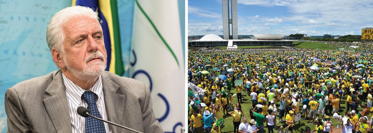 O aumento da pressão pelo impeachment da presidente Dilma Rousseff pelas manifestações desse domingo, 13, não retirou do governo a confiança de que poderá enterrar o processo na Câmara; para o ministro-chefe da Casa Civil, Jaques Wagner, governo terá os 172 votos mínimos necessários para derrubar o pedido de afastamento de Dilma; "Temos tudo para barrar o impeachment na Câmara ainda. Teremos os 172 votos necessários", afirmou; Wagner citou o perfil dos participantes dos protestos, em sua maioria de alta renda, disse que as manifestações foram "grandes, mas segmentadas"e não podem ser comparadas às das Diretas Já; "As Diretas foram espontâneas", disse (Foto: Aquiles Lins) O aumento da pressão pelo impeachment da presidente Dilma Rousseff pelas manifestações desse domingo, 13, não retirou do governo a confiança de que poderá enterrar o processo na Câmara; para o ministro-chefe da Casa Civil, Jaques Wagner, governo terá os 172 votos mínimos necessários para derrubar o pedido de afastamento de Dilma; "Temos tudo para barrar o impeachment na Câmara ainda. Teremos os 172 votos necessários", afirmou; Wagner citou o perfil dos participantes dos protestos, em sua maioria de alta renda, disse que as manifestações foram "grandes, mas segmentadas"e não podem ser comparadas às das Diretas Já; "As Diretas foram espontâneas", disse