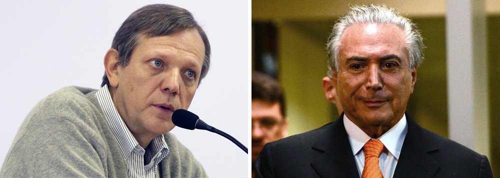 Cientista político e professor da USP André Singer afirma que o vice-presidente Michel Temer foi o principal responsável por levar o partido para o protagonismo do golpe contra a democracia; "Em lugar de isolar Cunha e promover o acordo que Lula sempre buscou, Temer levou o seu partido à liderança do golpe constitucional que tenta afastar a alternativa popular não só do governo como da luta pelo poder. Desta vez, diferentemente de 1964, não há um Brizola, à esquerda, que se possa acusar de ter posto fogo no circo. Os centristas o fizeram", afirma (Foto: Aquiles Lins) Cientista político e professor da USP André Singer afirma que o vice-presidente Michel Temer foi o principal responsável por levar o partido para o protagonismo do golpe contra a democracia; "Em lugar de isolar Cunha e promover o acordo que Lula sempre buscou, Temer levou o seu partido à liderança do golpe constitucional que tenta afastar a alternativa popular não só do governo como da luta pelo poder. Desta vez, diferentemente de 1964, não há um Brizola, à esquerda, que se possa acusar de ter posto fogo no circo. Os centristas o fizeram", afirma