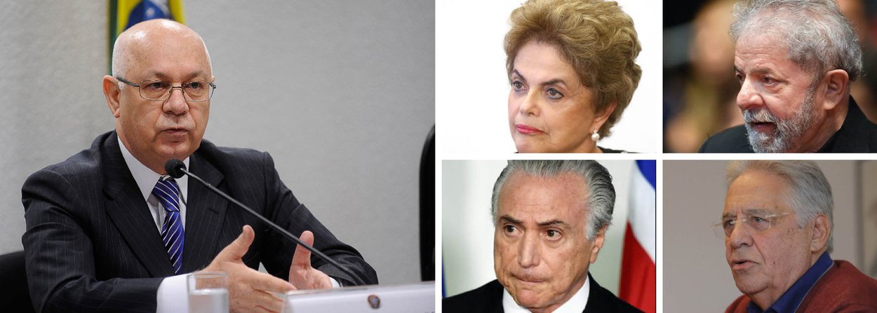 O ministro do Supremo Tribunal Federal Teori Zavascki autorizou a inclusão, no inquérito que apura a existência de uma organização criminosa na Petrobras, de citações feitas à presidente Dilma Rousseff, ao ex-presidente Lula e ao vice-presidente Michel Temer pelo senador Delcídio do Amaral (ex-PT-MS) em sua delação premiada; o ministro também autorizou que seja juntado neste mesmo inquérito um depoimento de Delcídio sobre um caso de corrupção durante a gestão do tucano Fernando Henrique Cardoso (1995-2002) na Petrobras, o que ocasionou prejuízo em contratos de sondas e plataformas (Foto: Valter Lima) O ministro do Supremo Tribunal Federal Teori Zavascki autorizou a inclusão, no inquérito que apura a existência de uma organização criminosa na Petrobras, de citações feitas à presidente Dilma Rousseff, ao ex-presidente Lula e ao vice-presidente Michel Temer pelo senador Delcídio do Amaral (ex-PT-MS) em sua delação premiada; o ministro também autorizou que seja juntado neste mesmo inquérito um depoimento de Delcídio sobre um caso de corrupção durante a gestão do tucano Fernando Henrique Cardoso (1995-2002) na Petrobras, o que ocasionou prejuízo em contratos de sondas e plataformas