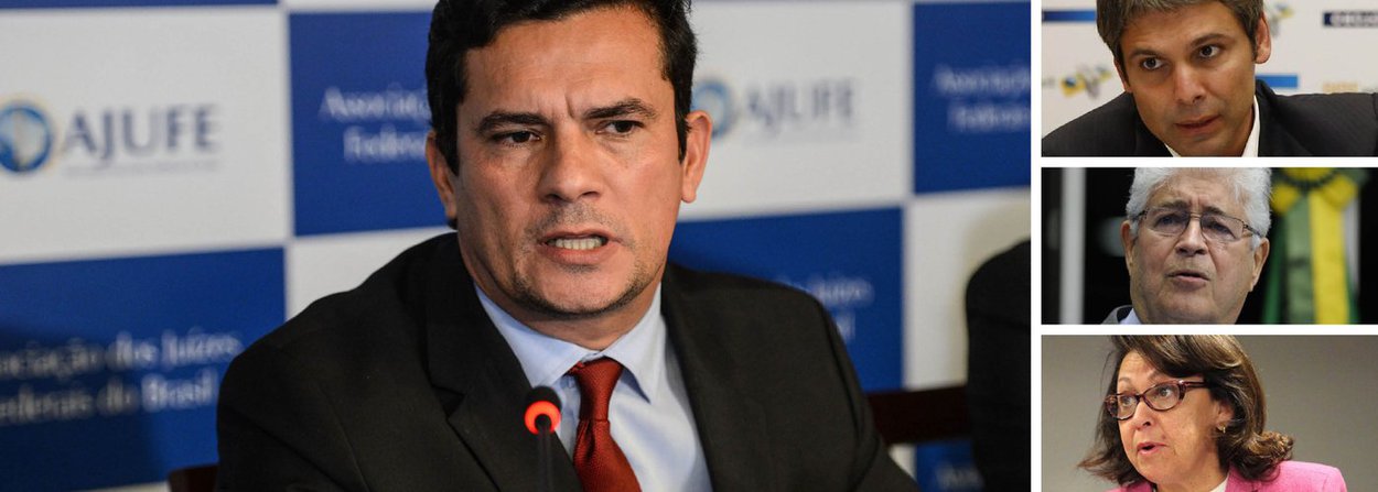 Parlamentares entraram nesta terça (22) com uma reclamação disciplinar no Conselho Nacional de Justiça (CNJ) contra o juiz federal Sérgio Moro, da 13ª Vara Federal em Curitiba, responsável pelas investigações da Operação Lava Jato na primeira instância; na petição, 14 senadores pedem abertura do processo disciplinar pelo fato de Moro ter autorizado a divulgação de gravações entre Lula e Dilma; assinam a reclamação disciplinar os senadores Ângela Portela (PT-RR), Donizeti Nogueira (PT-TO), Fátima Bezerra (PT-RN), Gleisi Hoffman (PT-PR), Jorge Viana (PT-AC), José Pimentel (PT-CE), Lídice Da Mata (PSB-BA), Lindbergh Farias (PT-RJ), Paulo Rocha (PT-PA), Humberto Costa (PT-PE), Roberto Requião (PMDB-PR), Telmário Mota (PDT-RR) e Vanessa Grazziotin (PCdoB-AM) (Foto: Valter Lima) Parlamentares entraram nesta terça (22) com uma reclamação disciplinar no Conselho Nacional de Justiça (CNJ) contra o juiz federal Sérgio Moro, da 13ª Vara Federal em Curitiba, responsável pelas investigações da Operação Lava Jato na primeira instância; na petição, 14 senadores pedem abertura do processo disciplinar pelo fato de Moro ter autorizado a divulgação de gravações entre Lula e Dilma; assinam a reclamação disciplinar os senadores Ângela Portela (PT-RR), Donizeti Nogueira (PT-TO), Fátima Bezerra (PT-RN), Gleisi Hoffman (PT-PR), Jorge Viana (PT-AC), José Pimentel (PT-CE), Lídice Da Mata (PSB-BA), Lindbergh Farias (PT-RJ), Paulo Rocha (PT-PA), Humberto Costa (PT-PE), Roberto Requião (PMDB-PR), Telmário Mota (PDT-RR) e Vanessa Grazziotin (PCdoB-AM)