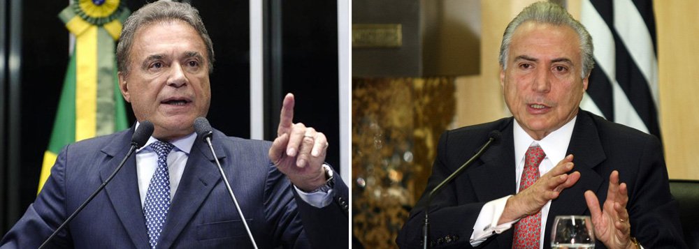 No exercício da Presidência, entre novembro de 2014 e julho de 2015, o vice Michel Temer (PMDB) assinou sete decretos que abriram crédito suplementar de R$ 10,807 bilhões; prática é a mesma adotada pela presidente Dilma Rousseff, apontada como um dos principais motivos para o pedido de impeachment aberto contra ela na Câmara; oposição vai pedir ao TCU uma investigação sobre o caso; “Se a conclusão for de que o vice também cometeu crime de responsabilidade, é obvio que o processo de impeachment deve ser ampliado e os dois deverão ser colocados no banco dos réus”, disse o senador Álvaro Dias (PSDB-PR); se der certo, quem assume é Eduardo Cunha (Foto: Roberta Namour) No exercício da Presidência, entre novembro de 2014 e julho de 2015, o vice Michel Temer (PMDB) assinou sete decretos que abriram crédito suplementar de R$ 10,807 bilhões; prática é a mesma adotada pela presidente Dilma Rousseff, apontada como um dos principais motivos para o pedido de impeachment aberto contra ela na Câmara; oposição vai pedir ao TCU uma investigação sobre o caso; “Se a conclusão for de que o vice também cometeu crime de responsabilidade, é obvio que o processo de impeachment deve ser ampliado e os dois deverão ser colocados no banco dos réus”, disse o senador Álvaro Dias (PSDB-PR); se der certo, quem assume é Eduardo Cunha