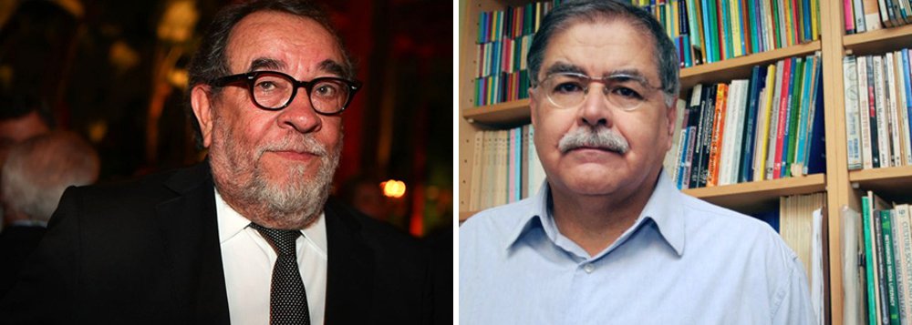 Para o jornalista Fernando Morais e o sociólogo Venício Lima, além do ativista de direita Kim Kataguiri, jornal já reúne figuras conhecidas do conservadorismo; "Fazer imprensa em sociedade capitalista é isso", comentam; dizem ainda que a hegemonia dos grupos de mídia que controlam a informação no Brasil poderia ter sido minimizada, se os governos populares de Lula e Dilma tivessem atuado para corrigir essa grave distorção do sistema de comunicações no país (Foto: Roberta Namour) Para o jornalista Fernando Morais e o sociólogo Venício Lima, além do ativista de direita Kim Kataguiri, jornal já reúne figuras conhecidas do conservadorismo; "Fazer imprensa em sociedade capitalista é isso", comentam; dizem ainda que a hegemonia dos grupos de mídia que controlam a informação no Brasil poderia ter sido minimizada, se os governos populares de Lula e Dilma tivessem atuado para corrigir essa grave distorção do sistema de comunicações no país