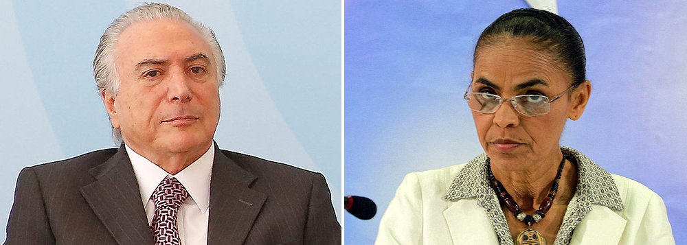 Ex-senadora Marina Silva volta a defender a convocação de novas eleições porque, segundo ela, “para um governo ter legitimidade e credibilidade, é preciso que os partidos e os candidatos se reapresentem à sociedade”; "Os atalhos nem sempre nos levam para os melhores lugares. Às vezes, podem nos conduzir a abismos", diz; a ex-presidenciável afirma ainda que os brasileiros não querem Temer na cadeira de Dilma Rousseff: "Hoje 58% defendem que ele também seja alvo de um processo de impeachment. Apenas 1% dos eleitores se lembram dele para presidente", afirmou, citando pesquisas do Datafolha; ela também questiona o compromisso de Temer com o combate à corrupção, lembrando que o vice é aliado do deputado Eduardo Cunha (PMDB-RJ) (Foto: Roberta Namour) Ex-senadora Marina Silva volta a defender a convocação de novas eleições porque, segundo ela, “para um governo ter legitimidade e credibilidade, é preciso que os partidos e os candidatos se reapresentem à sociedade”; "Os atalhos nem sempre nos levam para os melhores lugares. Às vezes, podem nos conduzir a abismos", diz; a ex-presidenciável afirma ainda que os brasileiros não querem Temer na cadeira de Dilma Rousseff: "Hoje 58% defendem que ele também seja alvo de um processo de impeachment. Apenas 1% dos eleitores se lembram dele para presidente", afirmou, citando pesquisas do Datafolha; ela também questiona o compromisso de Temer com o combate à corrupção, lembrando que o vice é aliado do deputado Eduardo Cunha (PMDB-RJ)