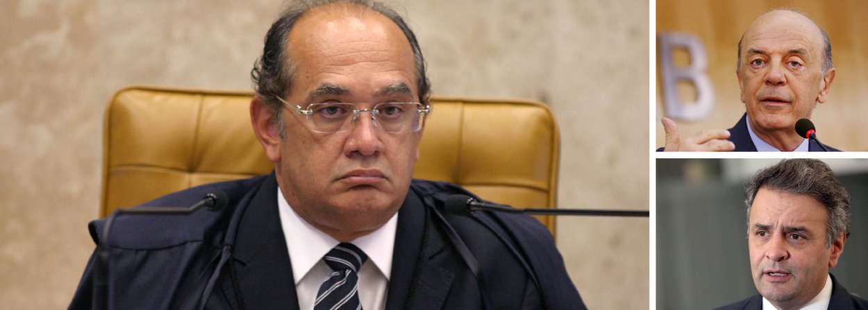 ministro Gilmar Mendes, do Supremo Tribunal Federal (STF), afirmou nessa segunda-feira, 21, que pode manter relações com caciques da oposição que pedem o impeachment da presidente Dilma Rousseff, sem que isso configure suspeição em suas decisões contra o governo na Corte; "Eu não estou proibido de conversar com Serra, nem com Aécio (Neves, também senador tucano), nem com pessoas do governo", disse Mendes, em entrevista à BBC Brasil (Foto: Aquiles Lins) ministro Gilmar Mendes, do Supremo Tribunal Federal (STF), afirmou nessa segunda-feira, 21, que pode manter relações com caciques da oposição que pedem o impeachment da presidente Dilma Rousseff, sem que isso configure suspeição em suas decisões contra o governo na Corte; "Eu não estou proibido de conversar com Serra, nem com Aécio (Neves, também senador tucano), nem com pessoas do governo", disse Mendes, em entrevista à BBC Brasil