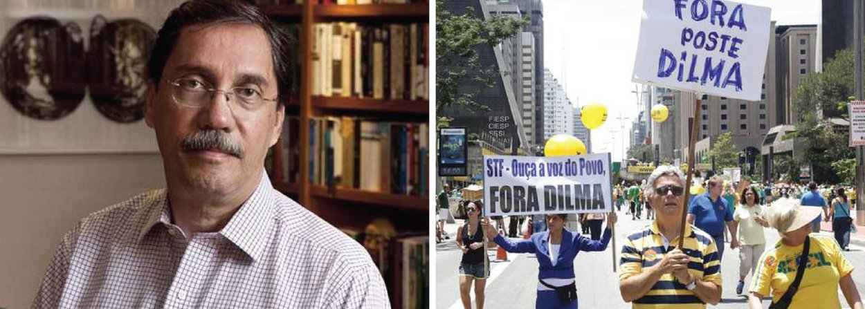 Um dos primeiros defensores do impeachment da presidente Dilma Rousseff, o colunista Merval Pereira, do Globo, atribuiu o fiasco das manifestações desse domingo, 13, à "precipitação" de seus organizadores; "Movimentos que convocaram as manifestações de ontem se precipitaram. O momento é difícil e ainda tem o problema do Eduardo Cunha confundindo as coisas", afirmou (Foto: Aquiles Lins) Um dos primeiros defensores do impeachment da presidente Dilma Rousseff, o colunista Merval Pereira, do Globo, atribuiu o fiasco das manifestações desse domingo, 13, à "precipitação" de seus organizadores; "Movimentos que convocaram as manifestações de ontem se precipitaram. O momento é difícil e ainda tem o problema do Eduardo Cunha confundindo as coisas", afirmou