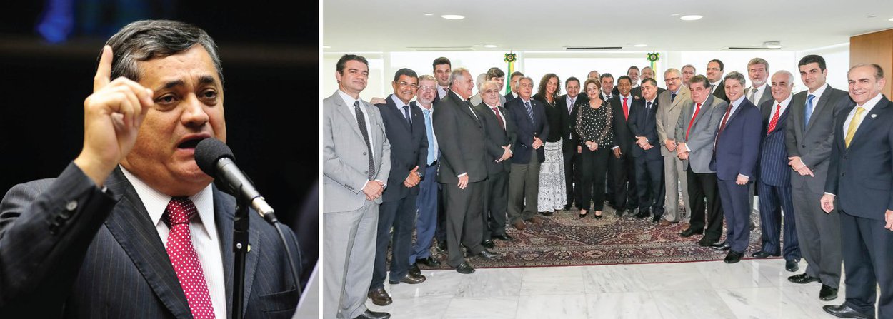 O líder do governo na Câmara, deputado José Guimarães (PT-CE), afirmou que a base aliada mostrou à presidente Dilma Rousseff no encontro desta quarta-feira (13) que o governo tem os votos necessários para impedir o afastamento dela; "Foi, além de um gesto de solidariedade à nossa presidenta, um grande gesto de força. Mostramos a ela, com números, que temos mais de 200 votos para barrar este golpe que está em curso. Não é firula, estamos dizendo no mano a mano que temos os votos e vamos derrubar este impeachment", afirmou (Foto: Valter Lima) O líder do governo na Câmara, deputado José Guimarães (PT-CE), afirmou que a base aliada mostrou à presidente Dilma Rousseff no encontro desta quarta-feira (13) que o governo tem os votos necessários para impedir o afastamento dela; "Foi, além de um gesto de solidariedade à nossa presidenta, um grande gesto de força. Mostramos a ela, com números, que temos mais de 200 votos para barrar este golpe que está em curso. Não é firula, estamos dizendo no mano a mano que temos os votos e vamos derrubar este impeachment", afirmou