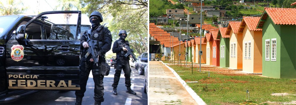 Polícia Federal (PF) deflagrou a Operação Cabala, com o objetivo de desarticular uma associação criminosa responsável por lesar a Caixa Econômica Federal, por meio do Programa Minha Casa, Minha Vida, em aproximadamente R$ 220 milhões; são investigados construtoras, empregados do banco, contadores, servidores públicos e compradores das casas; cerca de 200 policiais federais de Alagoas, Pernambuco, da Bahia, de Sergipe, da Paraíba e do Rio Grande do Norte cumprem 27 mandados de busca e apreensão e 27 mandados de sequestro, além da inquirição de 40 pessoas envolvidas nas fraudes (Foto: Paulo Emílio) Polícia Federal (PF) deflagrou a Operação Cabala, com o objetivo de desarticular uma associação criminosa responsável por lesar a Caixa Econômica Federal, por meio do Programa Minha Casa, Minha Vida, em aproximadamente R$ 220 milhões; são investigados construtoras, empregados do banco, contadores, servidores públicos e compradores das casas; cerca de 200 policiais federais de Alagoas, Pernambuco, da Bahia, de Sergipe, da Paraíba e do Rio Grande do Norte cumprem 27 mandados de busca e apreensão e 27 mandados de sequestro, além da inquirição de 40 pessoas envolvidas nas fraudes