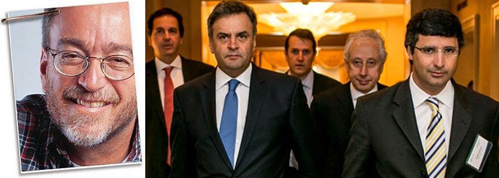 Para o jornalista Paulo Nogueira, editor do Diário do Centro do Mundo, mídia esconde as ligações entre o banqueiro André Esteves e o senador Aécio Neves (PSDB-MG), que recebeu do empresário o pagamento da sua lua de mel em Nova York; "Em contraste, Lula, segundo a mídia, é um homem cheio de amigos. Você é informado ubiquamente em jornais e revistas, por exemplo, que ele é amigo de um pecuarista preso na Lava Jato", diz Nogueira (Foto: Leonardo Attuch) Para o jornalista Paulo Nogueira, editor do Diário do Centro do Mundo, mídia esconde as ligações entre o banqueiro André Esteves e o senador Aécio Neves (PSDB-MG), que recebeu do empresário o pagamento da sua lua de mel em Nova York; "Em contraste, Lula, segundo a mídia, é um homem cheio de amigos. Você é informado ubiquamente em jornais e revistas, por exemplo, que ele é amigo de um pecuarista preso na Lava Jato", diz Nogueira