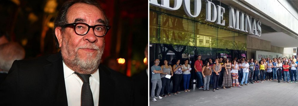 Jornalista e escritor Fernando Morais, biógrafo do empresário Assis Chateaubriand, fundador dos Diários Associados, comentou a greve dos trabalhadores do Estado de Minas e da TV Alterosa, pertencentes ao grupo: "Antes de morrer, Chatô fez o possível para evitar que seu império de comunicação ficasse nas mãos de sua família e fosse dilapidado pela falta de profissionalismo. Criou um condomínio e deu o poder aos funcionários de confiança. Porém, os anos passaram e hoje quem comada os Diários Associados é a família Teixeira da Costa"; "O que os jornalistas dos Associados fizeram é algo histórico para a atual geração", escreveu Morais em seu Facebook (Foto: Roberta Namour) Jornalista e escritor Fernando Morais, biógrafo do empresário Assis Chateaubriand, fundador dos Diários Associados, comentou a greve dos trabalhadores do Estado de Minas e da TV Alterosa, pertencentes ao grupo: "Antes de morrer, Chatô fez o possível para evitar que seu império de comunicação ficasse nas mãos de sua família e fosse dilapidado pela falta de profissionalismo. Criou um condomínio e deu o poder aos funcionários de confiança. Porém, os anos passaram e hoje quem comada os Diários Associados é a família Teixeira da Costa"; "O que os jornalistas dos Associados fizeram é algo histórico para a atual geração", escreveu Morais em seu Facebook