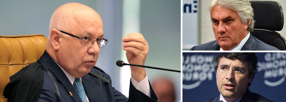 Relator da Lava Jato no STF, ministro Teori Zavascki afirmou que a conduta do senador Delcídio Amaral (PT-MS), do banqueiro André Esteves, do BTG Pactual, do advogado de Nestor Cerveró, Edson Ribeiro, e do chefe de gabinete de Delcídio no Senado, Diogo Ferreira, todos presos nesta quarta-feira, 25, "é um comportamento digno de integrante de máfia"; confira trecho de gravação em que Delcídio cita ministros do STF numa tentativa de libertar Cerveró (Foto: Aquiles Lins) Relator da Lava Jato no STF, ministro Teori Zavascki afirmou que a conduta do senador Delcídio Amaral (PT-MS), do banqueiro André Esteves, do BTG Pactual, do advogado de Nestor Cerveró, Edson Ribeiro, e do chefe de gabinete de Delcídio no Senado, Diogo Ferreira, todos presos nesta quarta-feira, 25, "é um comportamento digno de integrante de máfia"; confira trecho de gravação em que Delcídio cita ministros do STF numa tentativa de libertar Cerveró