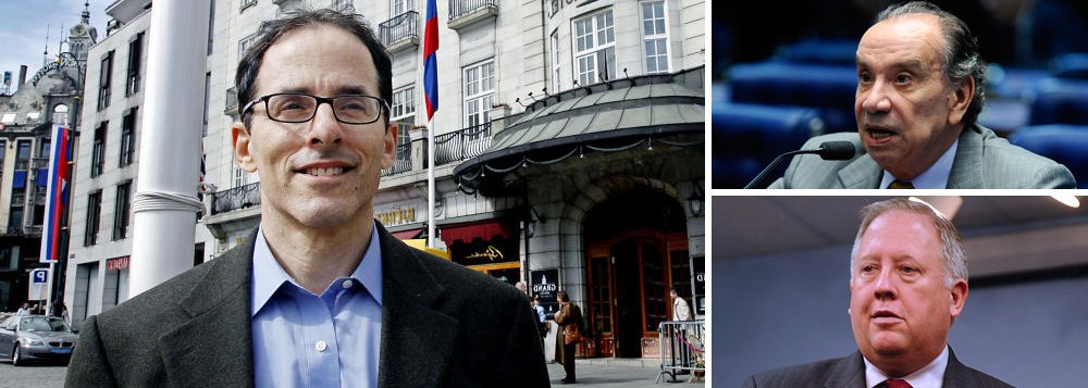 "A visita do senador Aloysio Nunes (PSDB-SP) a Washington não recebeu atenção da mídia, mas deveria, porque ele se encontrou com Tom Shannon, que é o cara mais influente sobre América Latina no Departamento de Estado", diz Mark Weisbrot, diretor do Centro de Pesquisa Econômica e Política, em Washington; "A mídia ignorou totalmente, mas foi um sinal. E agora está à mostra o que a gente já sabia: os Estados Unidos querem se livrar do Partido dos Trabalhadores, como sempre quiseram" (Foto: Leonardo Attuch) "A visita do senador Aloysio Nunes (PSDB-SP) a Washington não recebeu atenção da mídia, mas deveria, porque ele se encontrou com Tom Shannon, que é o cara mais influente sobre América Latina no Departamento de Estado", diz Mark Weisbrot, diretor do Centro de Pesquisa Econômica e Política, em Washington; "A mídia ignorou totalmente, mas foi um sinal. E agora está à mostra o que a gente já sabia: os Estados Unidos querem se livrar do Partido dos Trabalhadores, como sempre quiseram"