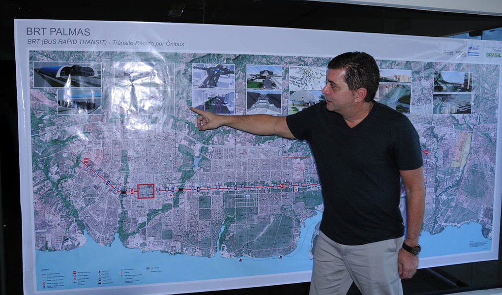 A Justiça Federal considerou ilegal todo o projeto do Bus Rapid Transit (BRT) idealizado pela Prefeitura de Palmas e determinou o cancelamento da proposta feita para o Ministério das Cidades; dois empréstimos bloqueados somam R$ 454,4 milhões; em Ação Civil Pública, o Ministério Público Federal (MPF) argumentou que o BRT foi superdimensionado, pois o executivo teria apresentado dados inverossímeis sobre a quantidade de usuários para justificar a necessidade de um projeto desse porte; o município informou que Palmas tem 89 mil passageiros por dia (Foto: Leonardo Lucena) A Justiça Federal considerou ilegal todo o projeto do Bus Rapid Transit (BRT) idealizado pela Prefeitura de Palmas e determinou o cancelamento da proposta feita para o Ministério das Cidades; dois empréstimos bloqueados somam R$ 454,4 milhões; em Ação Civil Pública, o Ministério Público Federal (MPF) argumentou que o BRT foi superdimensionado, pois o executivo teria apresentado dados inverossímeis sobre a quantidade de usuários para justificar a necessidade de um projeto desse porte; o município informou que Palmas tem 89 mil passageiros por dia