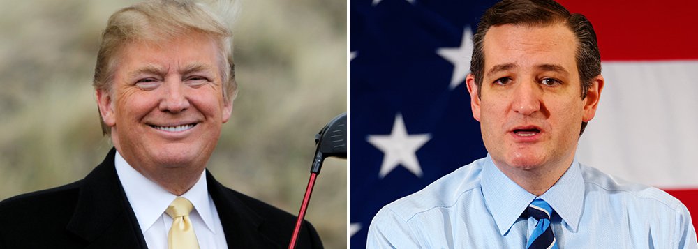 Bilionário Donald Trump ganhou as primárias do Partido Republicano, no estado de Indiana, nos Estados Unidos; em consequência, o senador do Texas Ted Cruz, principal concorrente de Trump, anunciou a suspensão de sua campanha; em seu anúncio Ted Cruz disse que "os eleitores escolheram outro caminho”; o presidente do Comitê Nacional Republicano, Reince Priebus, pediu para que os integrantes partidários agora se unam em torno de Trump (Foto: Roberta Namour) Bilionário Donald Trump ganhou as primárias do Partido Republicano, no estado de Indiana, nos Estados Unidos; em consequência, o senador do Texas Ted Cruz, principal concorrente de Trump, anunciou a suspensão de sua campanha; em seu anúncio Ted Cruz disse que "os eleitores escolheram outro caminho”; o presidente do Comitê Nacional Republicano, Reince Priebus, pediu para que os integrantes partidários agora se unam em torno de Trump