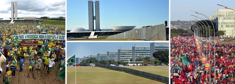 Colunista do 247 Tereza Cruvinel alerta para a tragédia anunciada que pode ser a cerca erguida na Esplanada dos Ministérios para separar manifestantes contra e a favor do impeachment da presidente Dilma Rousseff; "Alguém acha que as duas multidões, provocando-se o tempo todo com palavras de ordem, não tentarão se atracar em algum momento, especialmente quando começar a ficar claro o resultado da votação, que estará sendo transmitido ao vivo?", questiona (Foto: Tereza Cruvinel) Colunista do 247 Tereza Cruvinel alerta para a tragédia anunciada que pode ser a cerca erguida na Esplanada dos Ministérios para separar manifestantes contra e a favor do impeachment da presidente Dilma Rousseff; "Alguém acha que as duas multidões, provocando-se o tempo todo com palavras de ordem, não tentarão se atracar em algum momento, especialmente quando começar a ficar claro o resultado da votação, que estará sendo transmitido ao vivo?", questiona